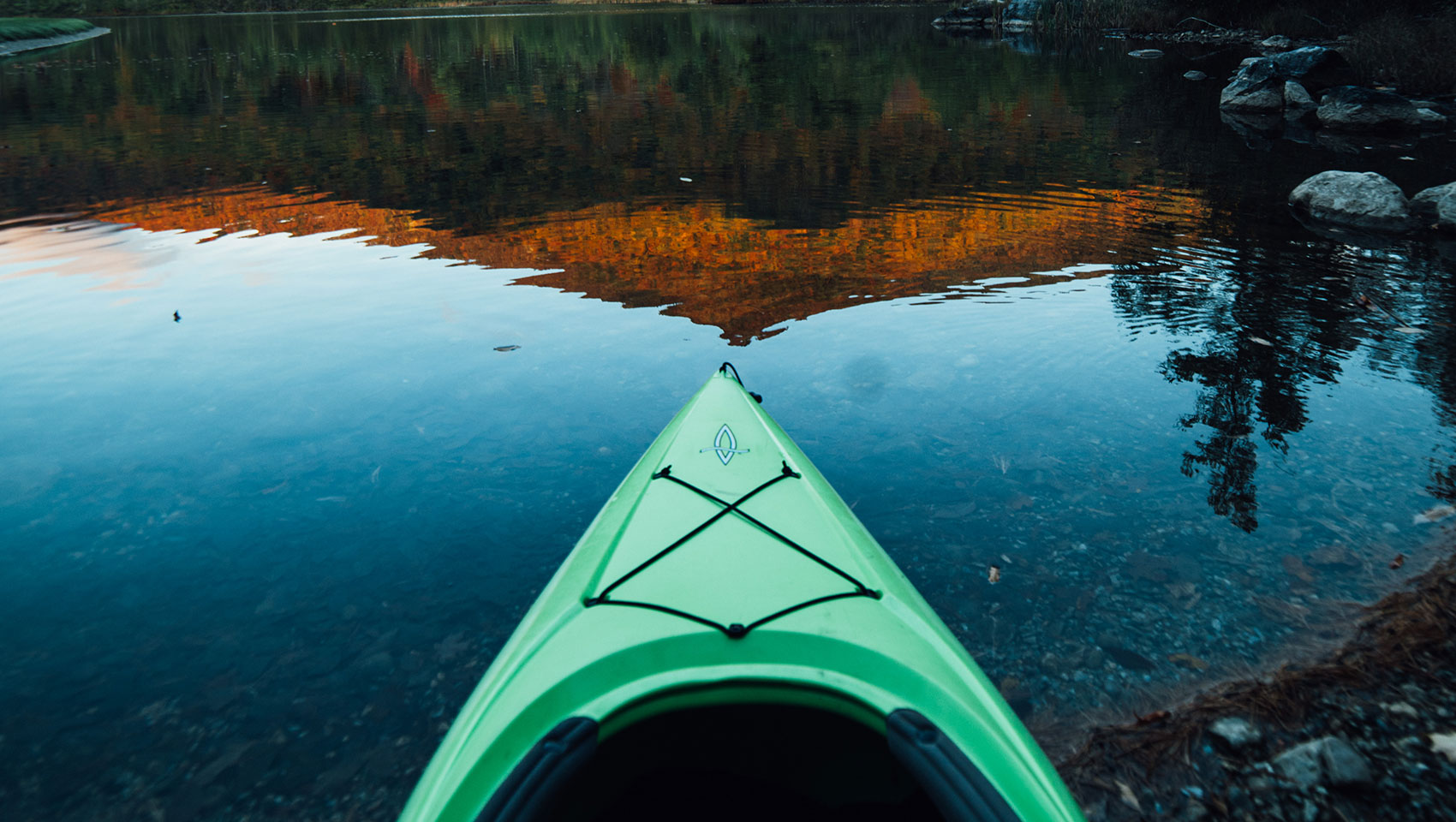 kayak on a manchester lake