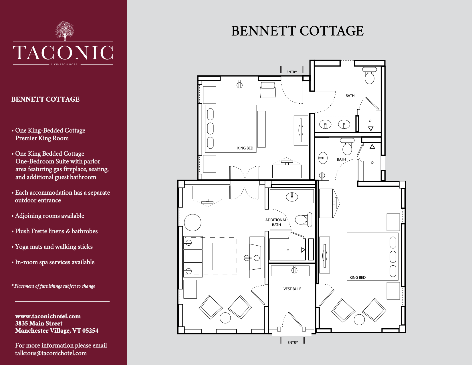 Bennett Cottage Floorplan