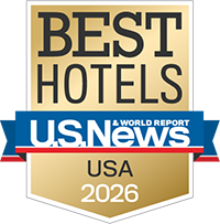 Best Hotels USA News 2026 badge